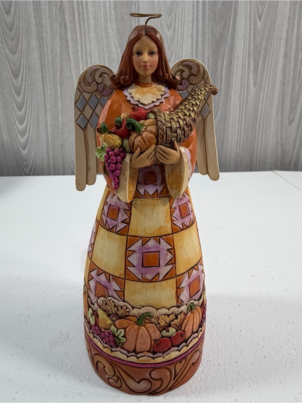 Jim Shore Heartwood Creek JOY IN THE HARVEST 4022909  Angel Thanksgiving Party